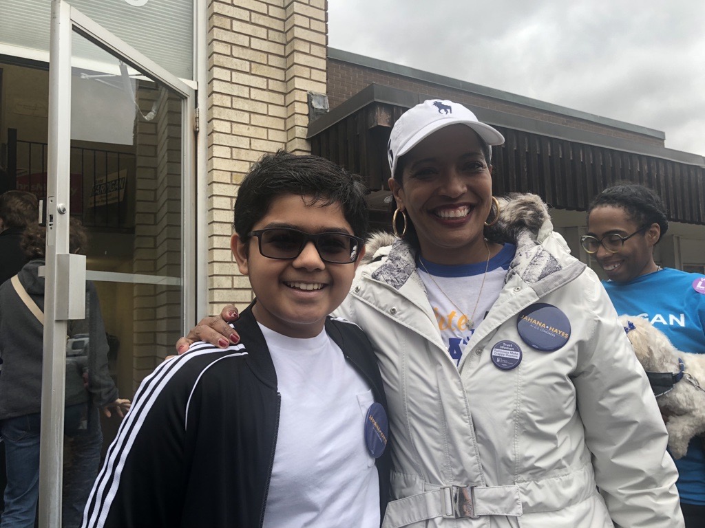 Oct 2018 Sid with Rep Jahana Hayes